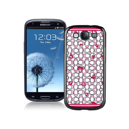 Coach Love Logo Pink Samsung Galaxy S3 9300 CBC | Women - Click Image to Close